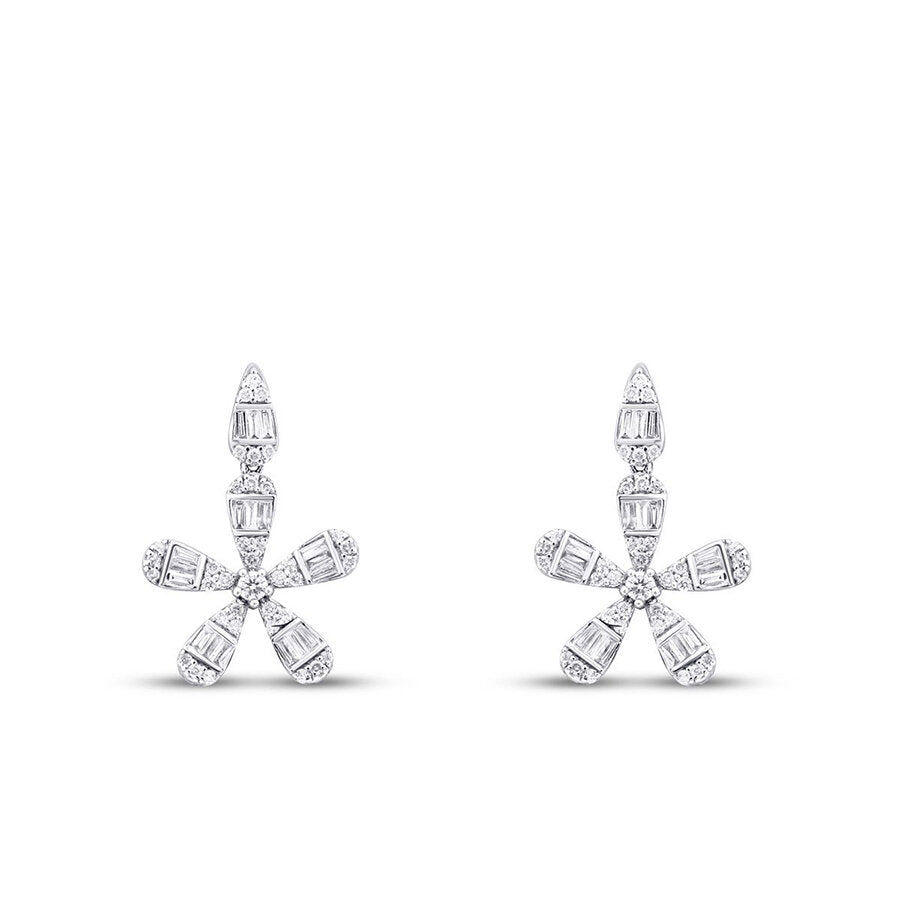 0.50 ct. Diamant Baguette Ohrringe