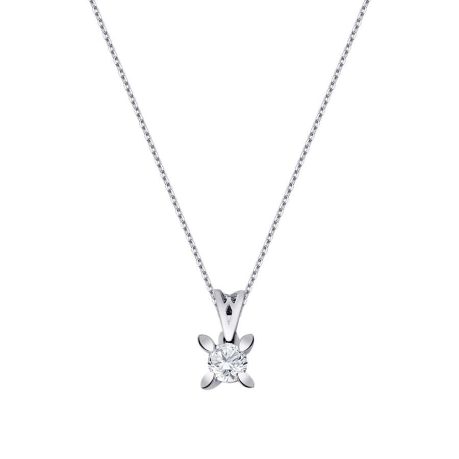 0.20 ct. Diamant Solitär Halskette