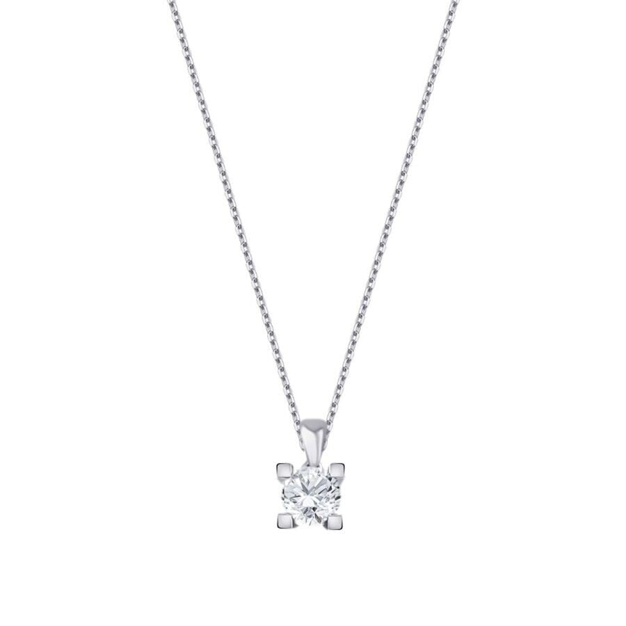 0.30 ct. Diamant Solitär Halskette