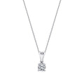 0,30 ct. Diamant Solitärhalskette