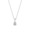 0,70 ct. Diamant Solitärhalskette