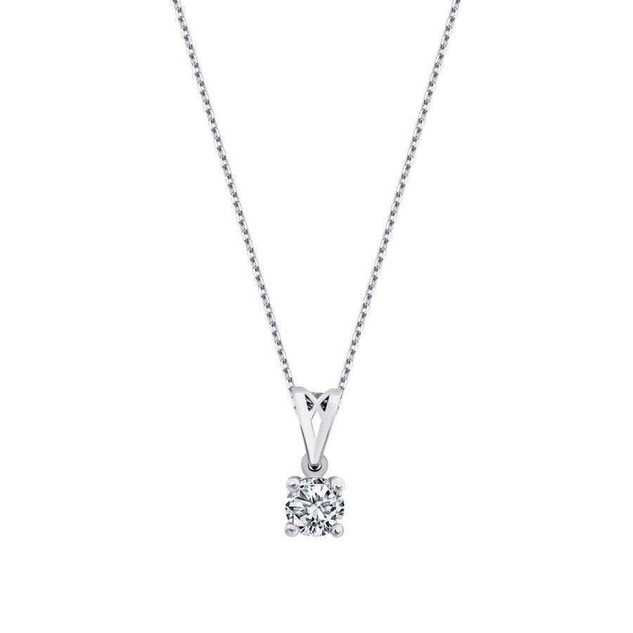 0.70 ct. Diamant Solitär Halskette