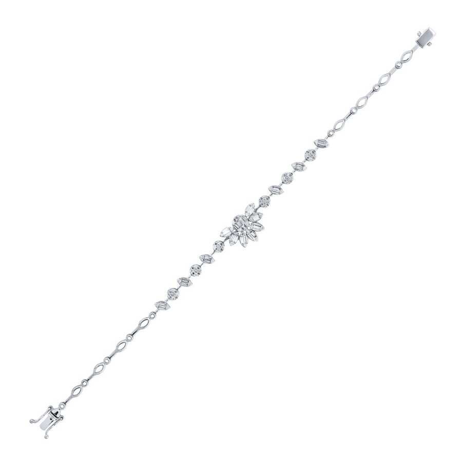 0,91 ct. Diamant Baguette Armband