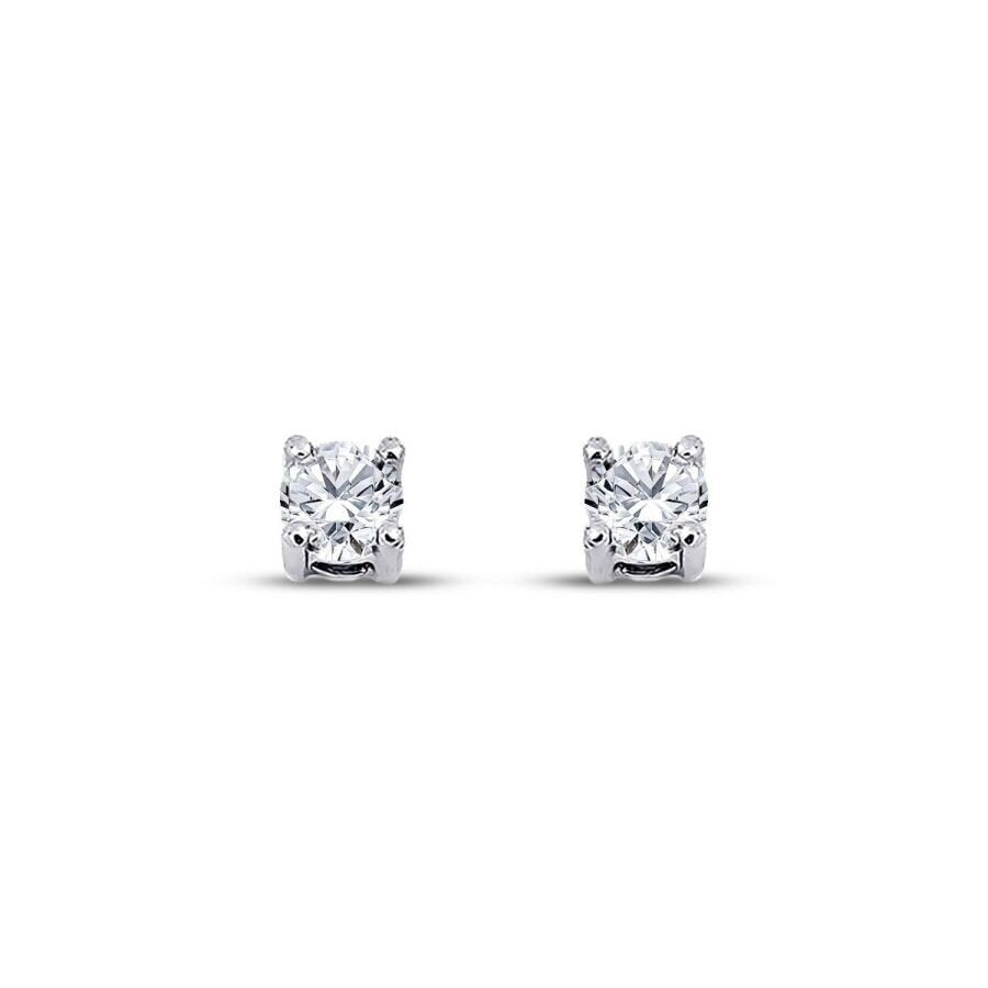0,30 ct. Diamant Solitär Ohrringe