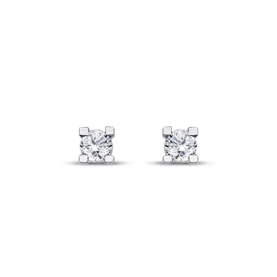 0,40 ct. Diamant Solitär Ohrringe