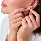 0.50 ct. Diamant Solitär Ohrringe
