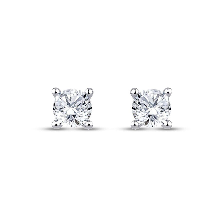 0,70 ct. Diamant Solitär Ohrringe