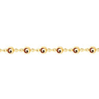 Schutzauge-Perlenarmband aus Gold