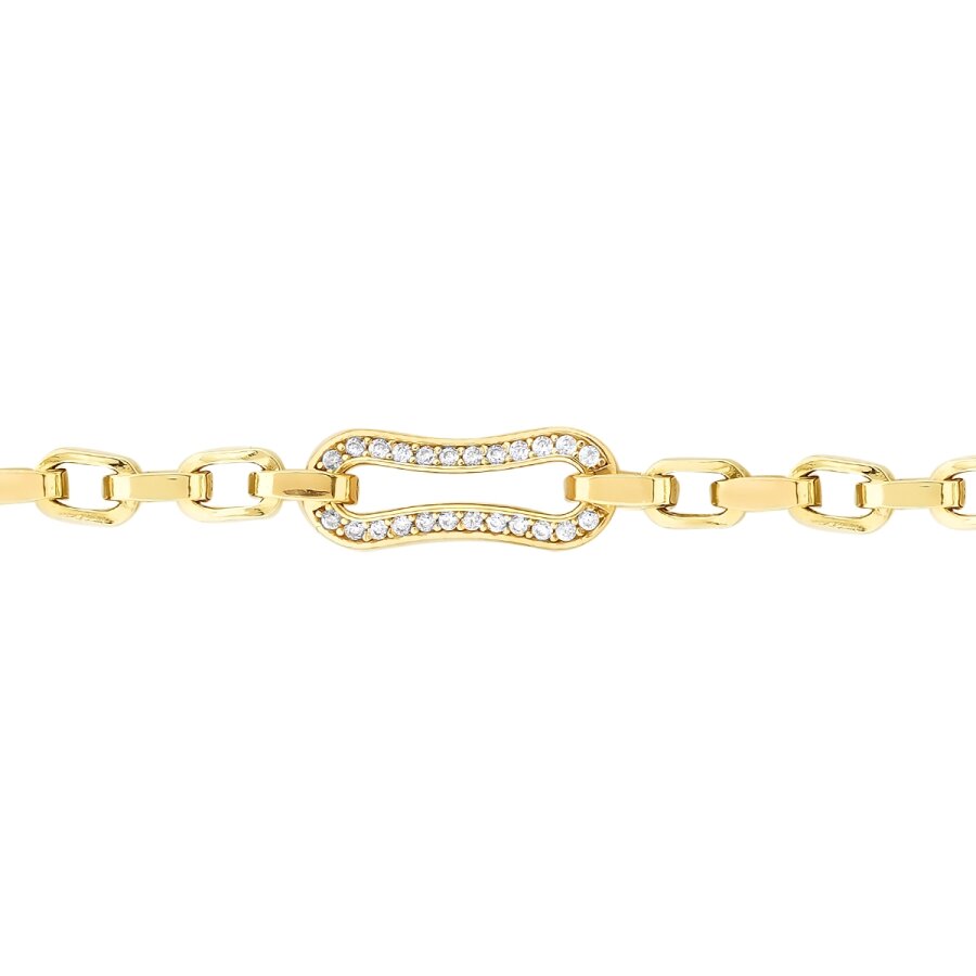 Trend-Armband aus Gold