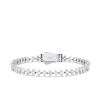 Baguette-Armband mit Stein aus Gold