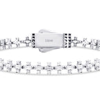 Baguette-Armband mit Stein aus Gold