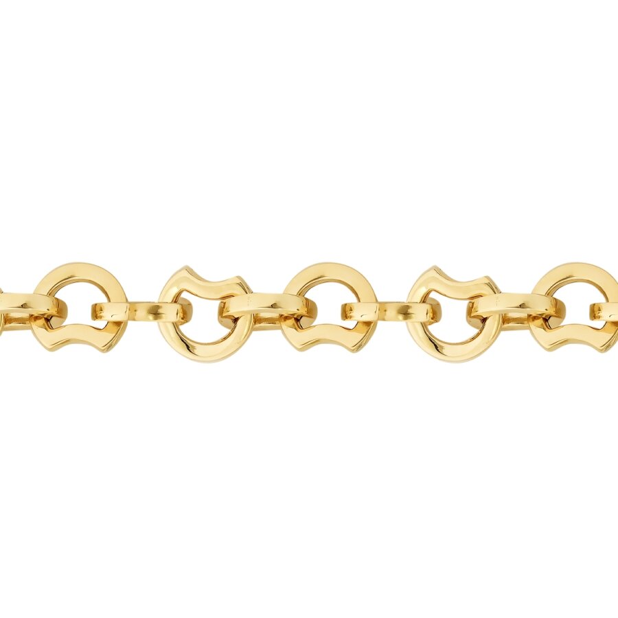 Trend-Gliederarmband aus Gold