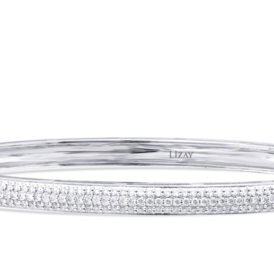 1,04 ct. Diamant Baguette Armreif