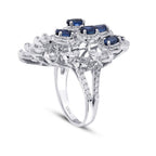 3,99 ct. Diamant Saphir Ring