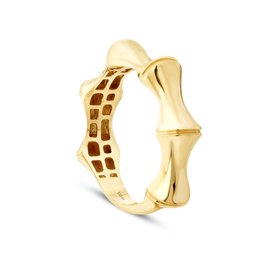 Boho-Trendring aus Gold
