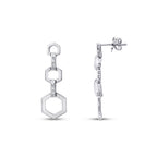0,29 ct. Diamant Baguette Ohrringe