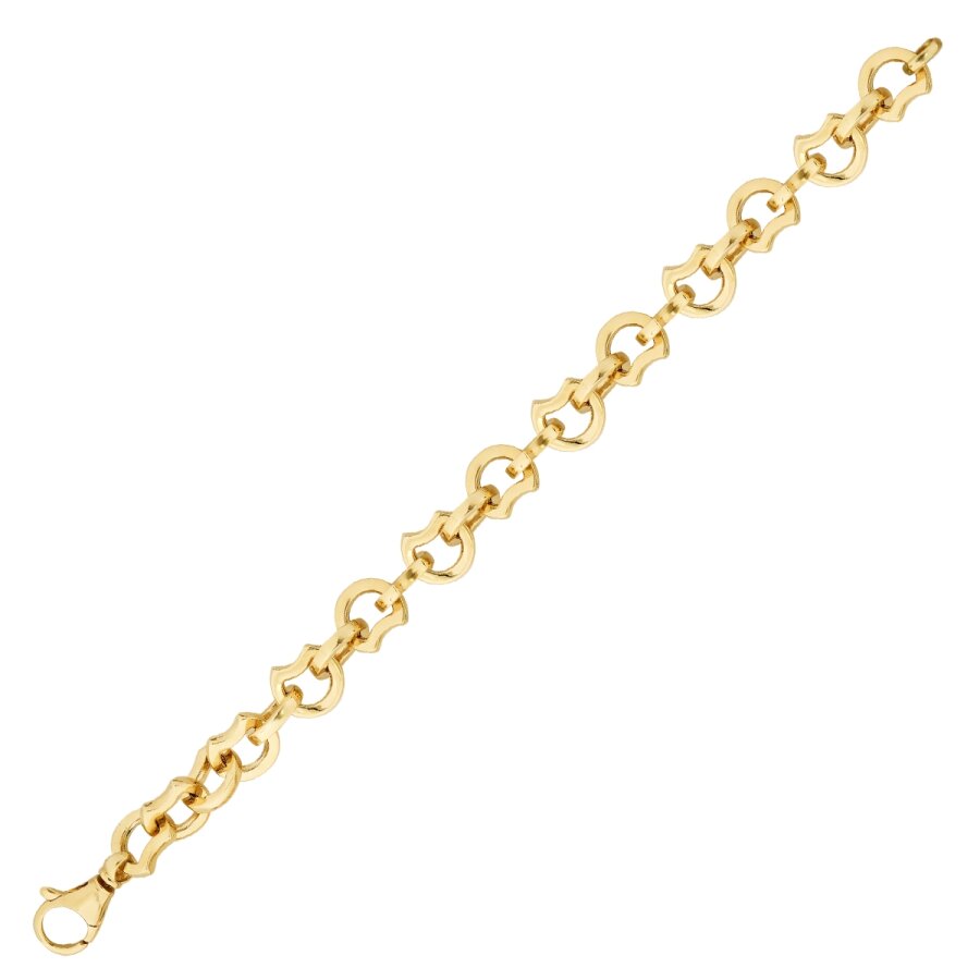 Trend-Gliederarmband aus Gold