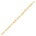 Detailreiches Gliederarmband mit Stein aus Gold