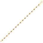 Schutzauge-Perlenarmband aus Gold