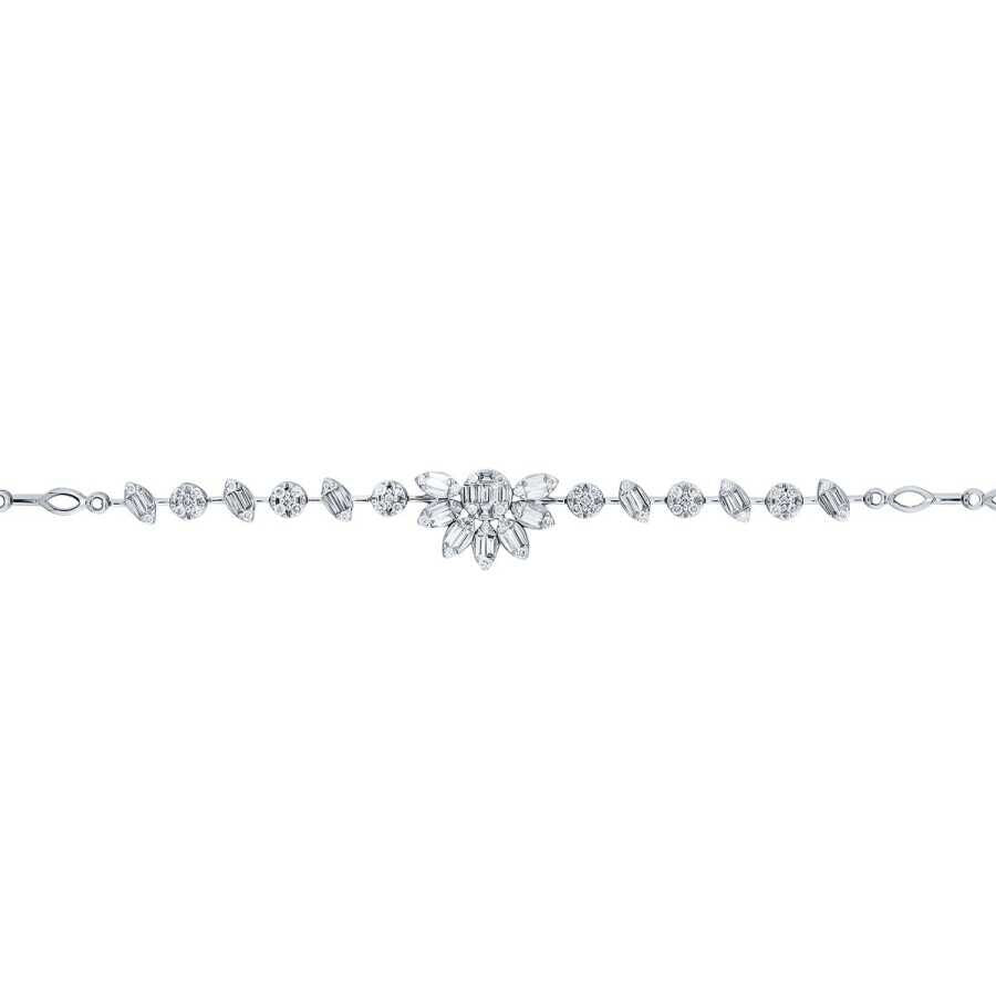 0.91 ct. Diamant Baguette Armband