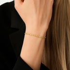 Perlenarmband aus Gold