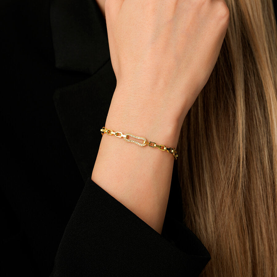 Trend-Armband aus Gold