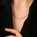 Trend-Gliederkette aus Gold