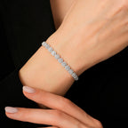 Trend-Armband mit Stein aus Gold