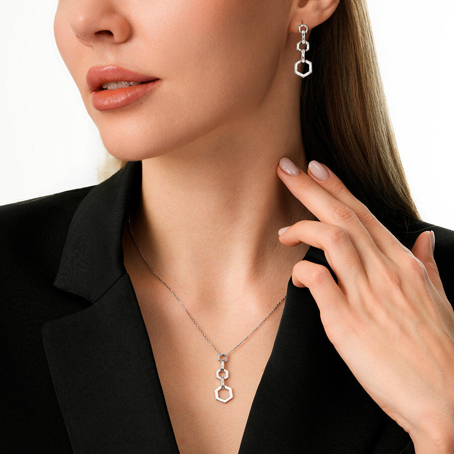 0,29 ct. Diamant Baguette Ohrringe