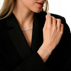 Gold Tennis Halsband