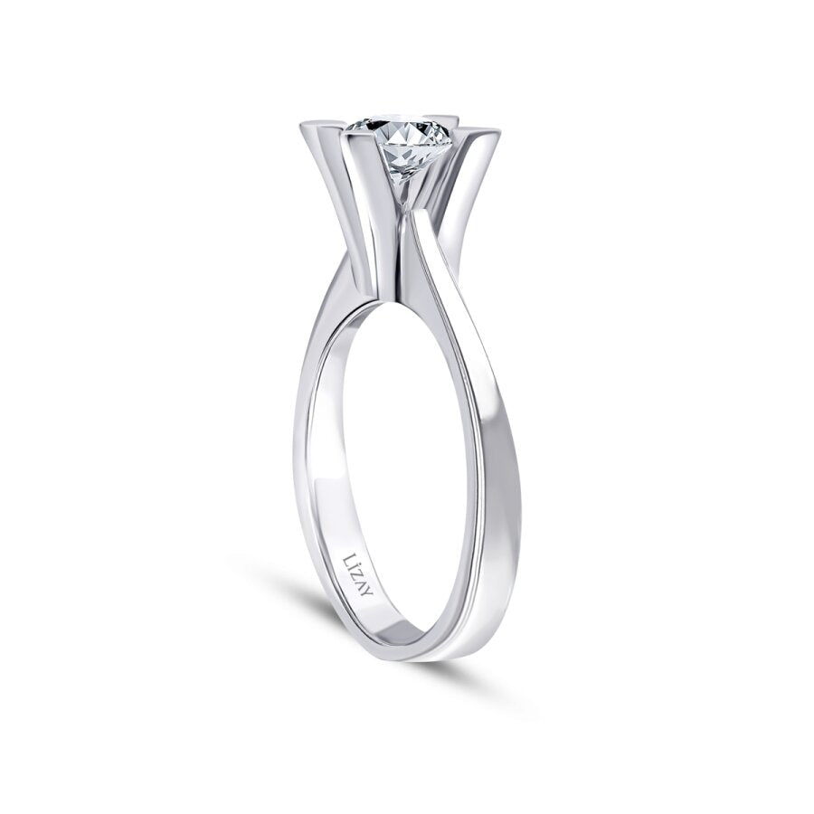 0.60 ct. Diamant Rund Solitär Verlobungsring