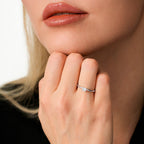 0.20 ct. Diamant Prinzessin Solitär Verlobungsring