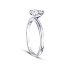 0,80 ct. Diamant Tropfen Solitär Verlobungsring