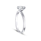 0,50 ct. Diamant Tropfen Solitär Verlobungsring