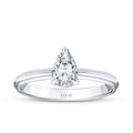 0,60 ct. Diamant Tropfen Solitär Verlobungsring
