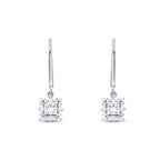0,82 ct. Diamant Prinzessin Ohrringe