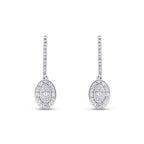 0,51 ct. Diamant Baguette Ohrringe