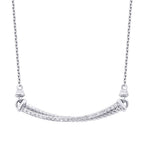 0.18 Karat Diamant Rund Trend Halskette