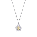 1,81 ct. Diamant Fantasie Tropfen Halskette