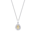 1,81 ct. Diamant Fantasie Tropfen Halskette