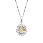 1,81 ct. Diamant Fantasie Tropfen Halskette
