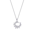 0,34 ct. Diamant Trend Baguette Halskette