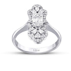 0,57 ct. Diamant Trend Baguette Ring