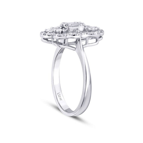0.57 ct. Diamant Trend Baguette Ring
