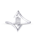 0,13 ct. Diamant Baguette Ring