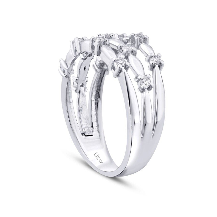 0,24 ct. Diamant Trend Ring