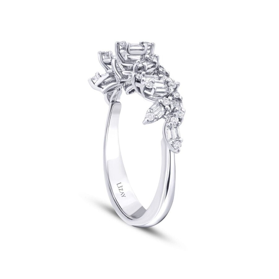 0,41 ct. Diamant Baguette Ring