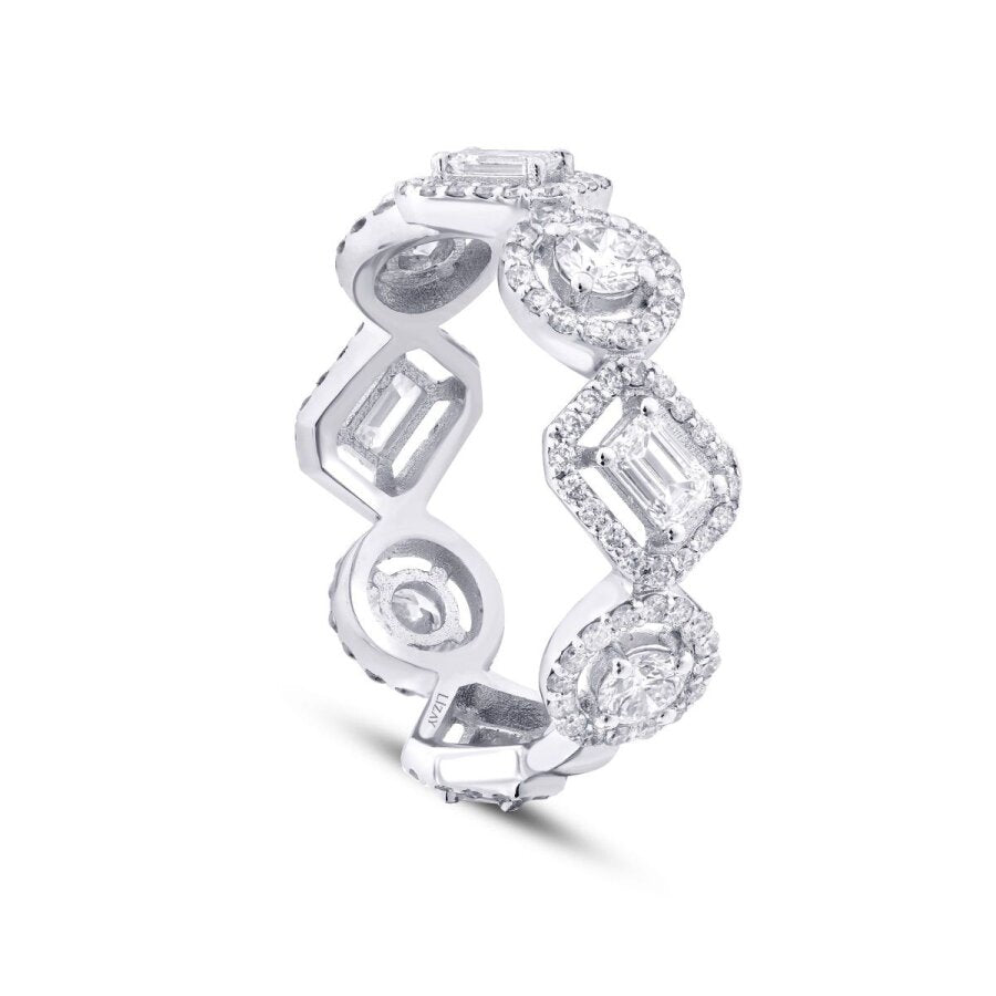 1,54 ct. Diamant Trend Memoire-Ring