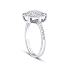 0,34 ct. Diamant Baguette Ring