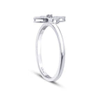 0,15 ct. Diamant-Kleeblatt-Ring